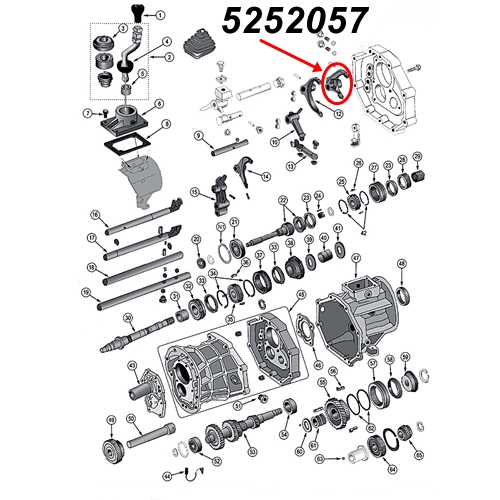 Jeep Wrangler YJ 1st & 2nd Gear Shift Fork AX15 manual Transmission 88-95