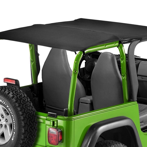 Jeep Wrangler TJ Header Bikini Top Safari Style Black Diamond Bestop 0306