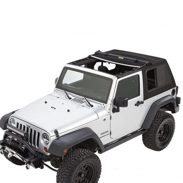 Jeep Wrangler JK 2-doors Trektop Pro Hybrid Soft Top Bestop 07-17