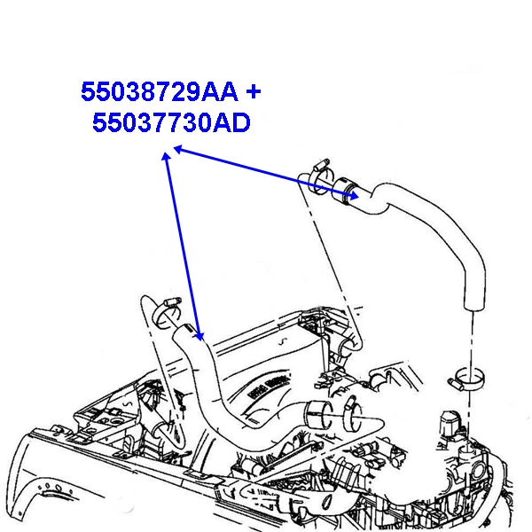 MOPAR 55037730AD HOSE