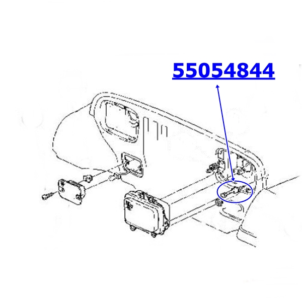 Jeep Wrangler YJ Headlight Adjusting Screw left or right 87-95