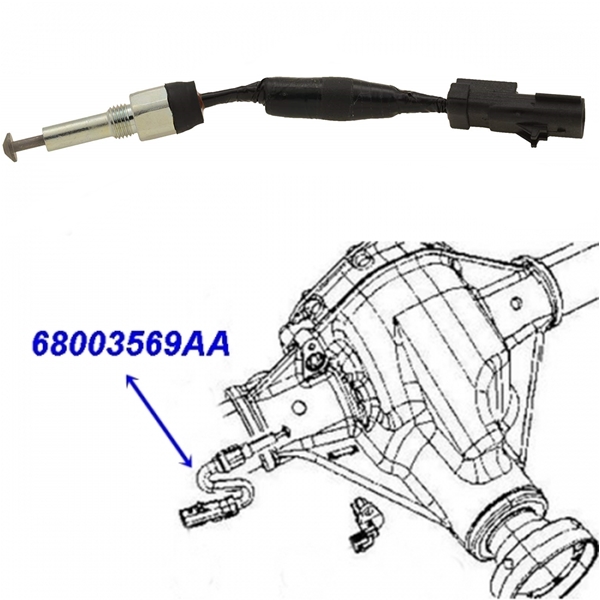 Jeep Wrangler JK Rubicon Locker Sensor Dana 44 TruLok rear Axle Spicer