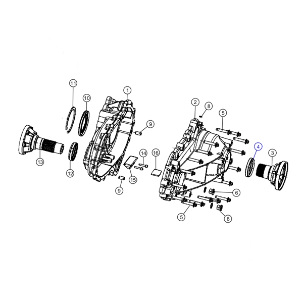 Jeep Grand Cherokee WK Rear Output Seal MP2010 Transfer Case 1119
