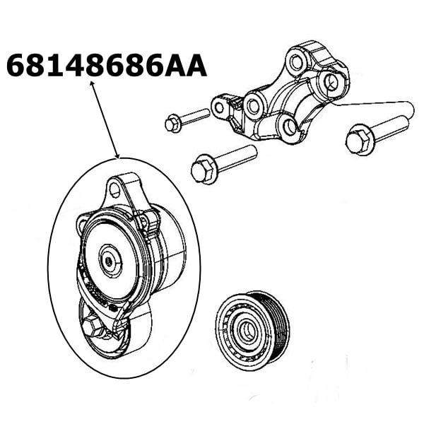 Serpentine belt for jeep grand cherokee sales