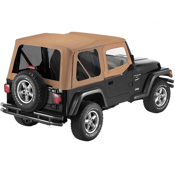 Jeep Wrangler YJ Ersatzverdeck Softtop Verdeck Hülle Spice Sailcloth