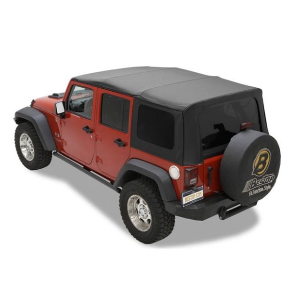 Jeep Wrangler JK 4-doors Replacement Soft Top Bestop Black Sailcloth year 2010 Jeep Wrangler JK 4-doors Replacement Soft Top Bestop Black Sailcloth year 2010