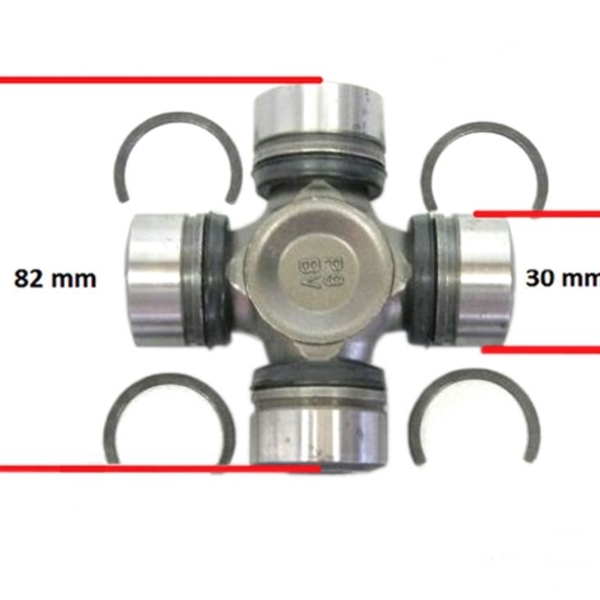 Dana 30 Front Axle UJoint (9112 Jeep Wrangler YJ, TJ JK, Excluding Rubicon