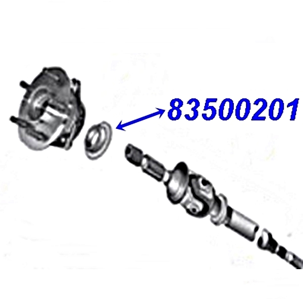 Jeep Wrangler YJ one front Axle Shaft Outer Slinger for Dana 30 front