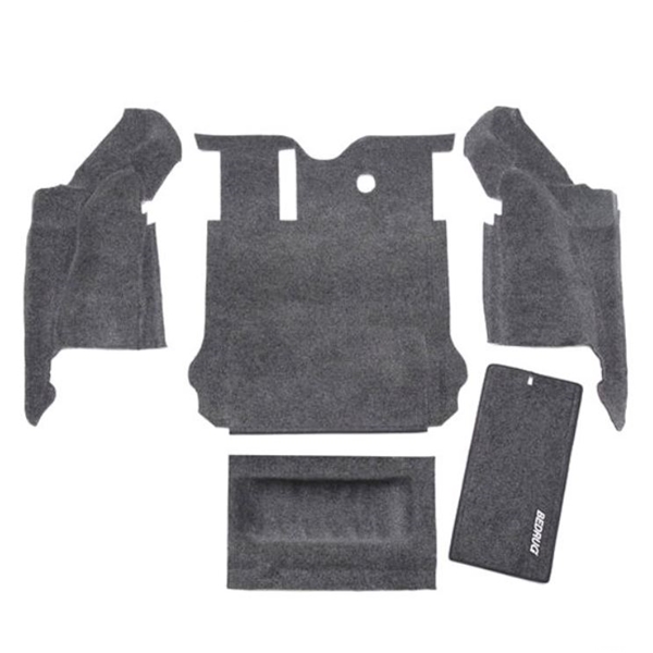 Jeep Wrangler JK 4door Gray Replacement Cargo Carpet Kit BedRug 0710