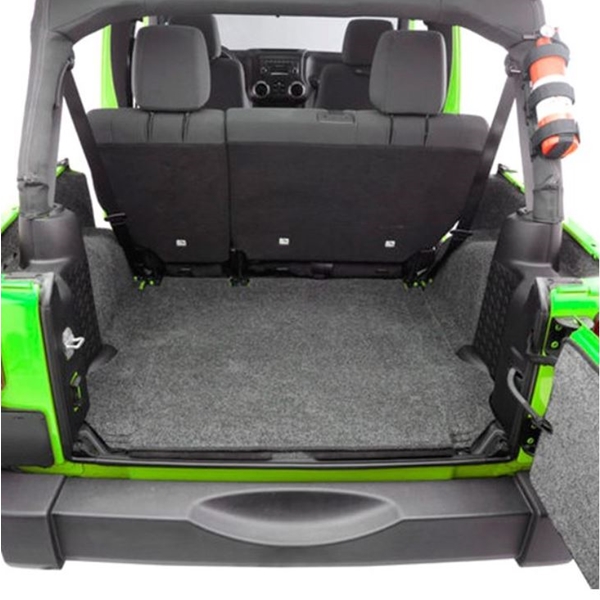 Jeep Wrangler JK 4türer Teppich Set hinten Kofferraum mit