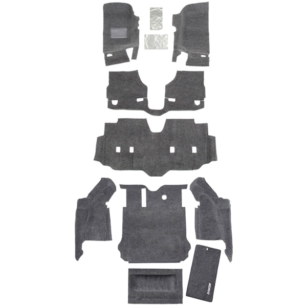 Jeep Wrangler JK 4door Replacement Floor and Cargo Carpet Kit BedRug 1118