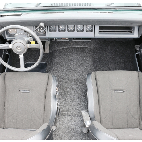 Jeep Wrangler YJ Gray Replacement Floor and Cargo Carpet Kit BedRug 87-95