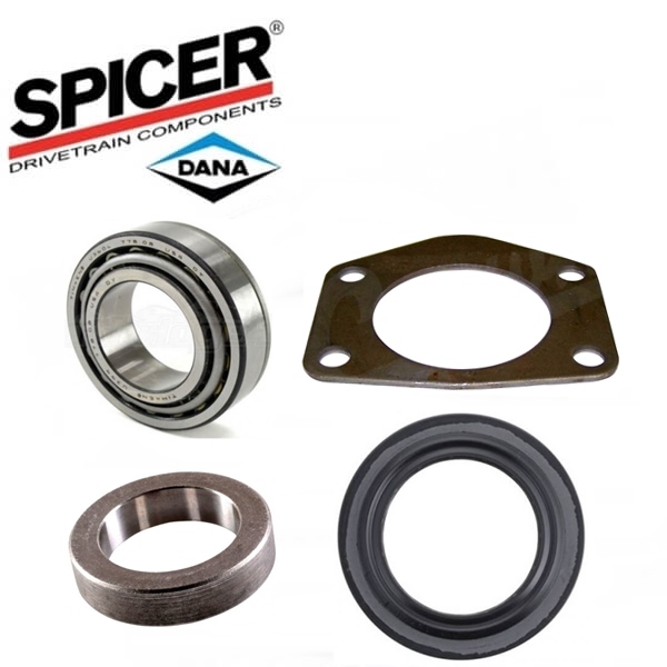 Jeep Wrangler YJ one Wheel Bearing & Seal Kit with Axle Seal Retainer Dana  44 rear axle Spicer 87-95
