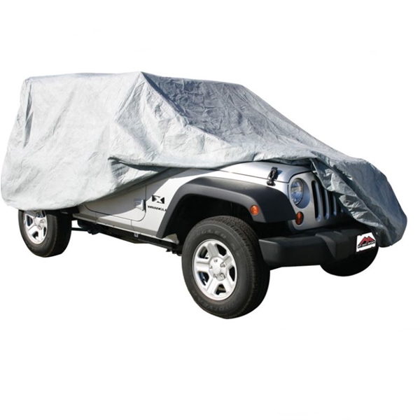 Jeep Wrangler JK 4-türer Full Car Cover Abdeckung Vollgarage Grau