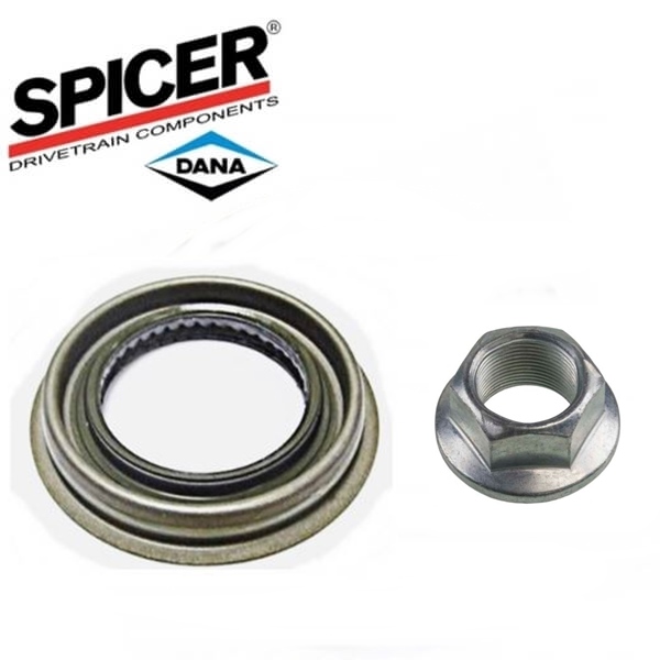 Jeep Cherokee XJ Pinion Seal & Pinion Nut Dana 35 rear axle Spicer 8401