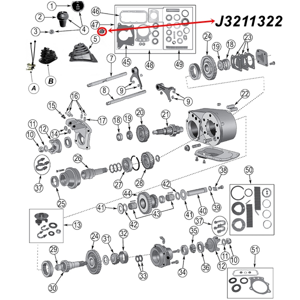 Jeep CJ Transfer Case Switch