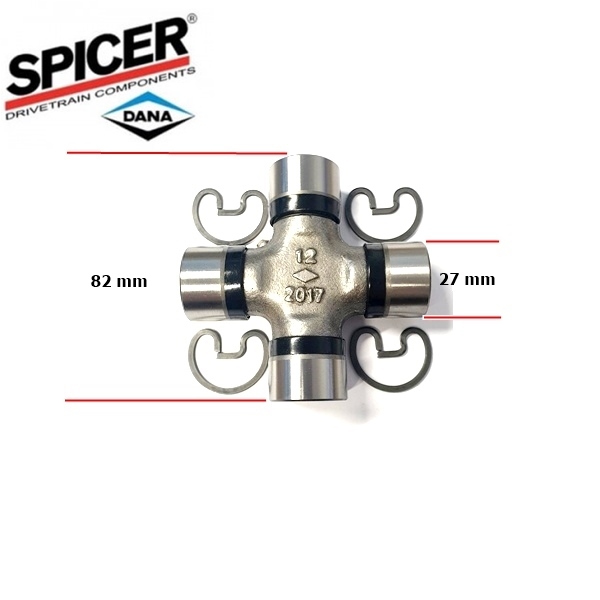 Jeep Wrangler TJ greasable UJoint Propeller Shaft 82 x 27mm Spicer 9606