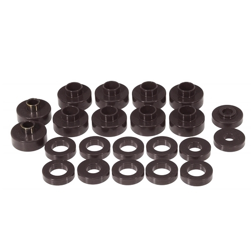 Jeep CJ CJ5 CJ7 Bodyauflage Karosserieauflage Set Auflage Gummis Karosserie Standard schwarz Prothane 76-79