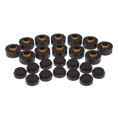 Jeep Wagoneer Grand Wagoneer SJ Bodyauflage Karosserieauflage Set Auflage Gummis Karosserie Standard schwarz Prothane 76-91