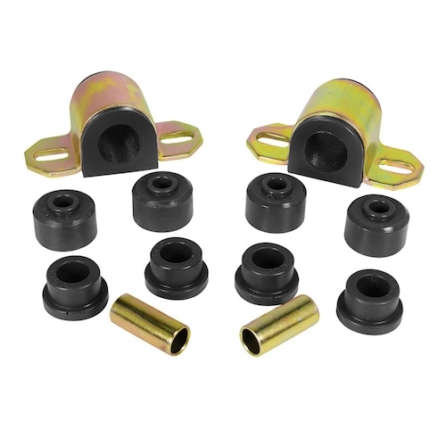 Jeep Cherokee XJ Polyurethan Stabigummi Set Stabibuchsen vorne schwarz Ø 28,57mm Prothane 84-01