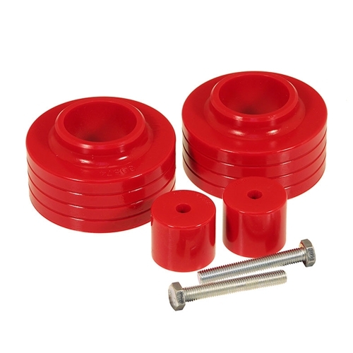 Jeep Wrangler TJ +1" red front Polyurethan Spring Isolator Kit Prothane 96-06