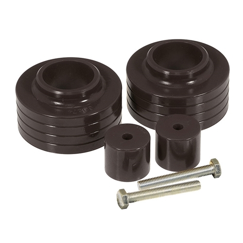 Jeep Wrangler TJ +1" black rear Polyurethan Spring Isolator Kit Prothane 96-06