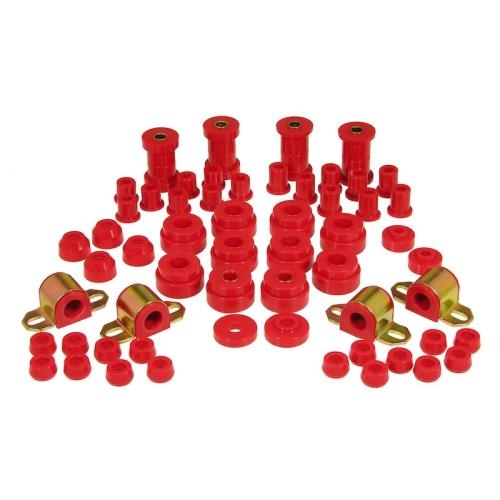 Jeep CJ CJ5 CJ7 red Body- & Suspension Bushing Complete Set Prothane 76-79