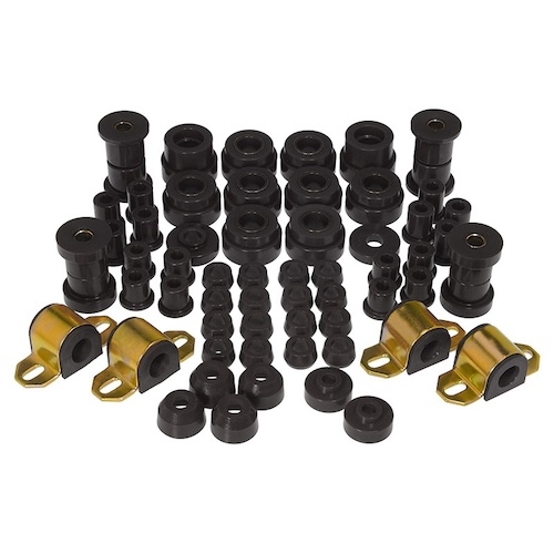 Jeep CJ CJ5 CJ7 black Body- & Suspension Bushing Complete Set Prothane 80-86