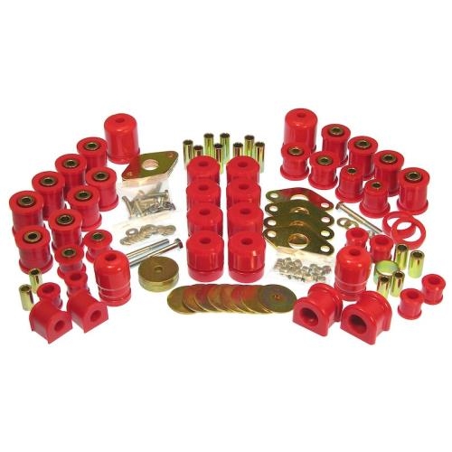 Jeep Wrangler JK 2 doors red Body- & Suspension Bushing Complete Set Prothane 07-18