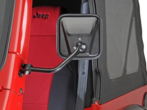 Jeep Wrangler TJ Außenspiegel Spiegel links rechts schwarz in CJ Optik 97-06