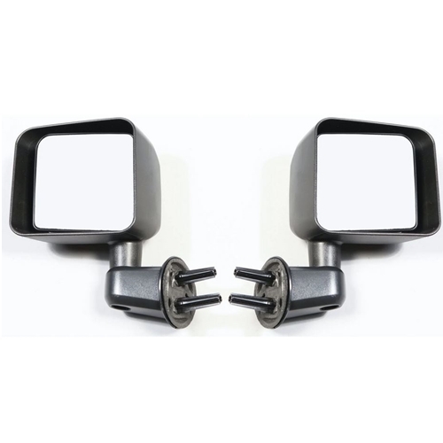Jeep Wrangler JK 2pcs. Set black Door Mirror Kit 07-18