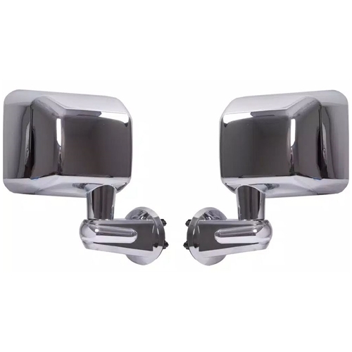 Jeep Wrangler JK 2er Set Chrom Außenspiegel Spiegel manuell 07-18