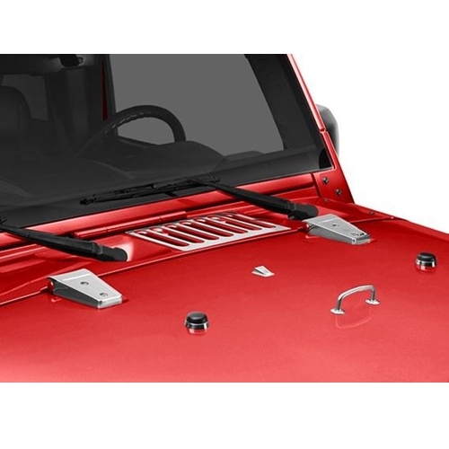 Jeep Wrangler JK Edelstahl Cover Set Veredelungsset Motorhaube 7-teilig 07-12