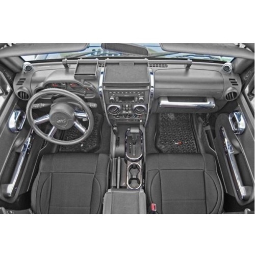 Jeep Wrangler JK 2-door set of decor trims interior trim trims chrome automatic 07-10