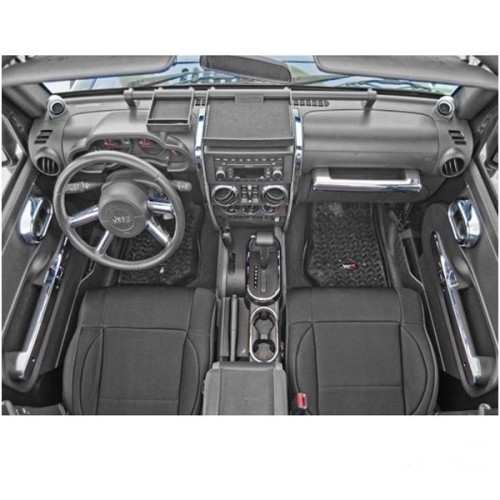 Jeep Wrangler JK 4-door set of decor trims interior trim trims chrome automatic transmission 07-10