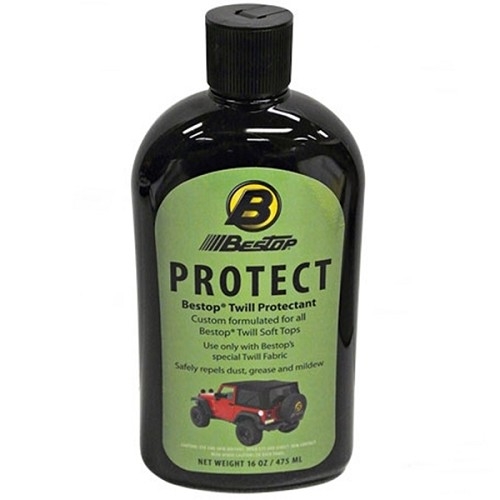 Jeep Wrangler TJ Verdeck Oberflächen Schutz für Black Twill  Softtop Bestop 96-06