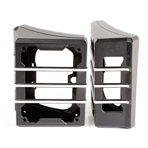 Jeep Wrangler JK Elite taillight grille taillight protection grille black structured 07-17