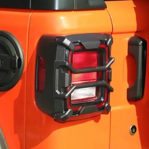Jeep Wrangler JL Elite Rückleuchten Gitter Rückleuchtenschutzgitter schwarz strukturiert 18-