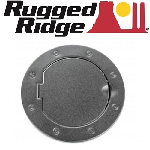 Jeep Wrangler JK Tankklappe Tankdeckel Stahl strukturiert schwarz nicht abschließbar 07-18