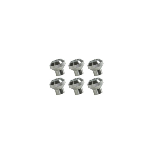 Jeep CJ switch set heater cable buttons aluminum dashboard 76-86