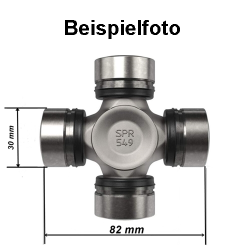 Jeep Wrangler TJ front Drive Axle Shaft greasable U-Joint 82 x 30mm with ABS Alloy 96-06
