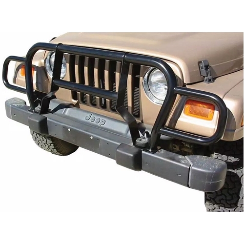 Jeep Wrangler YJ TJ Frontschutzbügel Aufsetzbügel Rammschutzbügel vorne Schwarz 87-06