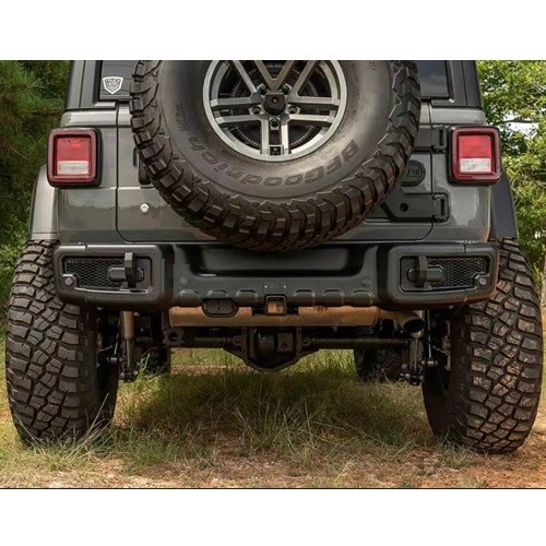 Jeep Wrangler JL Spartacus steel rear bumper bumper black Rugged Ridge 18-