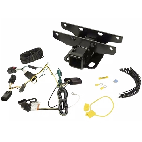 Jeep Wrangler JL US 2" Trailer Hitch Kit with Wiring Harness Rugged Ridge 18-25