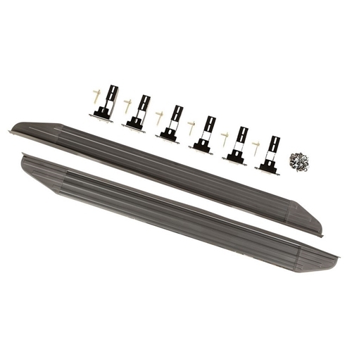 Jeep Grand Cherokee WK2 WH WK 2pcs. Set Aluminum Running Boards black 11-18