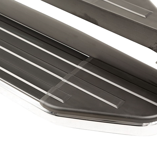 Jeep Grand Cherokee WK2 WH WK 2pcs. Set Aluminum Running Boards black 11-18
