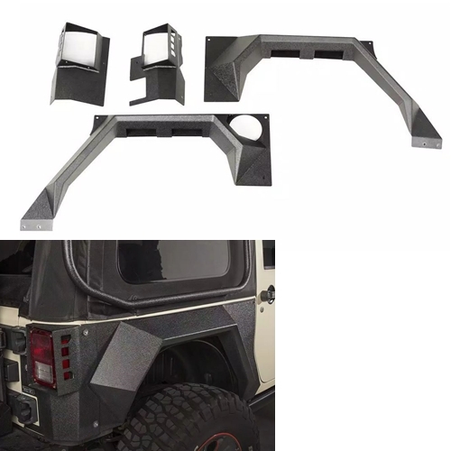 Jeep Wrangler JK 2türer XHD 4er Set Stahl Verbreiterungen hinten Karosserie Eckschutzbleche 07-18