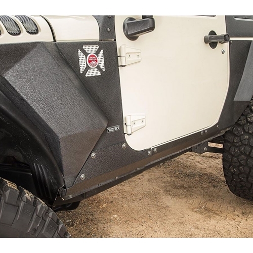 Jeep Wrangler JK 2door XHD Steel Body Armor Cladding Rugged Ridge 07-18