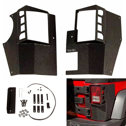 Jeep Wrangler JK 2türer XHD 2er Set Stahl Eckschutzbleche Eckenschutz Karosserie 07-18