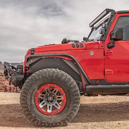 Jeep Wrangler JK Set front Steel Tube Fender Flares 07-18
